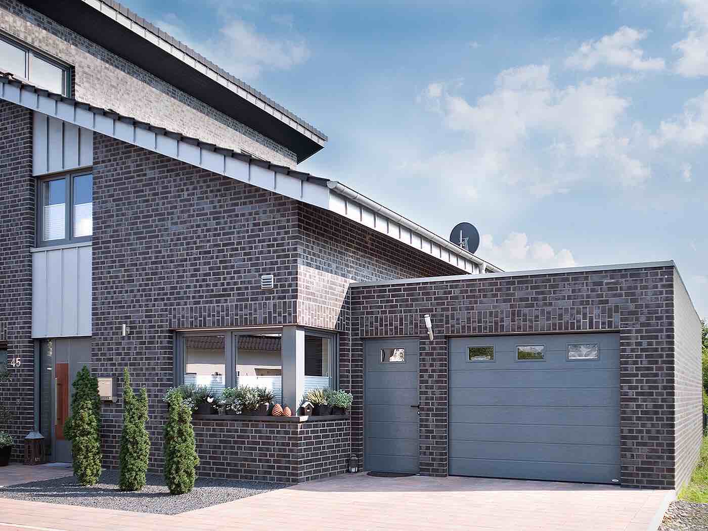 Garageport med fönster